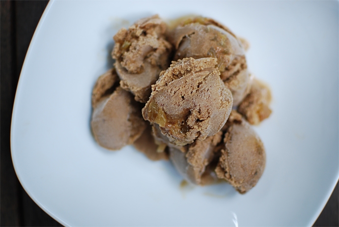 Gingerbread and Trappist Ale Ice Cream