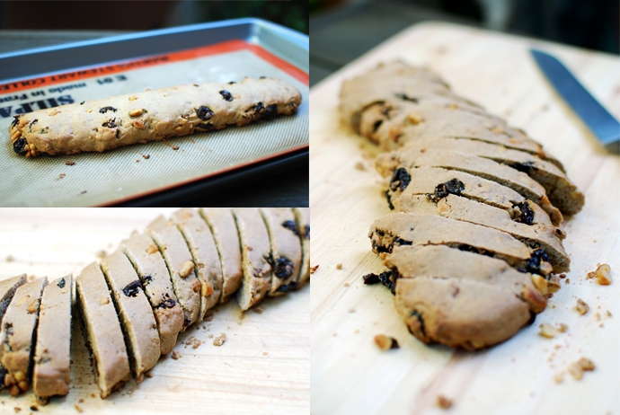 Tart Cherry and Pine Nut Biscotti