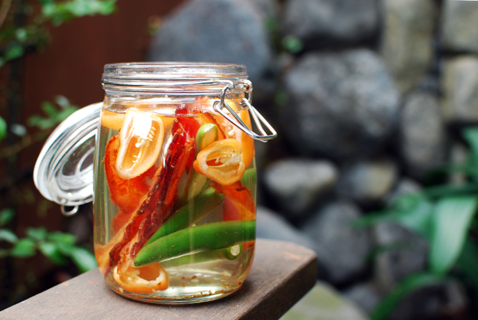 Bacon and Habanero Infused Vodka