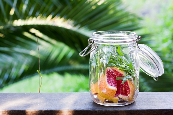 Grapefruit Tarragon Infused Vodka