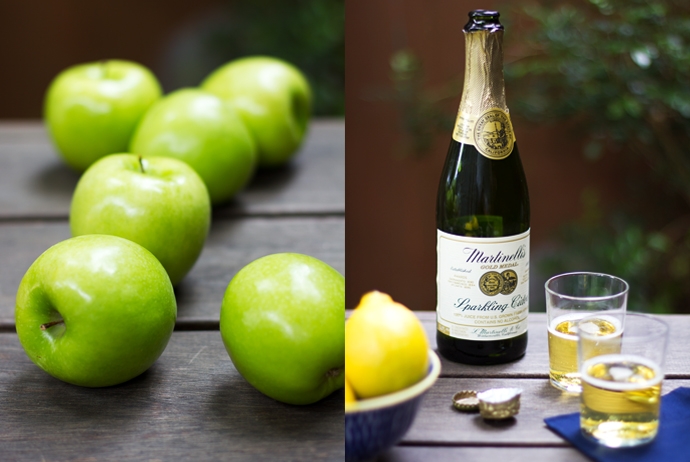 Green Apples, Lemons and Sparkling Cider