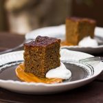 Ginger Cake with Salted Caramel Sauce