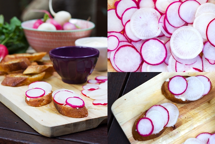 Radishes, Butter and Sea Salt