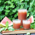 Watermelon Basil Agua Fresca