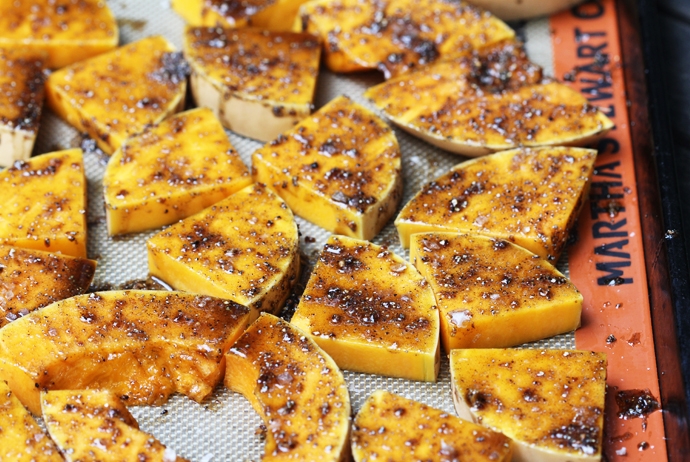 Butternut Squash Slices with Spices