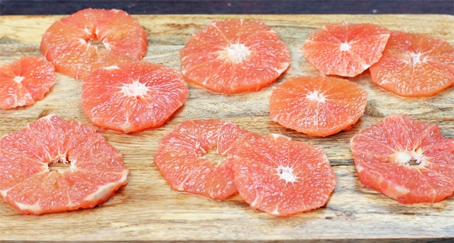 Sliced Grapefruit