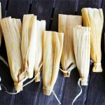 Roasted Pineapple Tamales with Riesling Poached Raisins