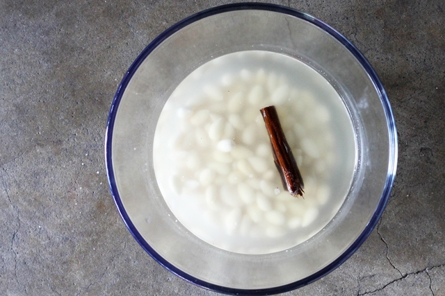 Soaking Almonds and Cinnamon