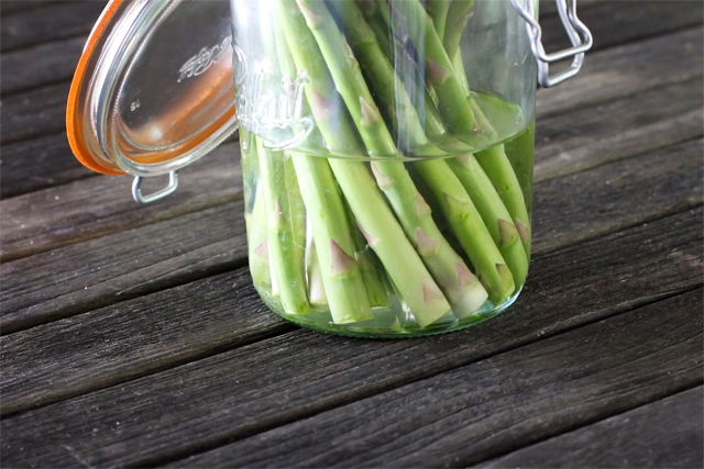 Trimmed Asparagus Ends