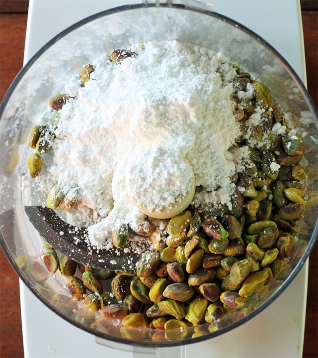 Pistachios and Powdered Sugar