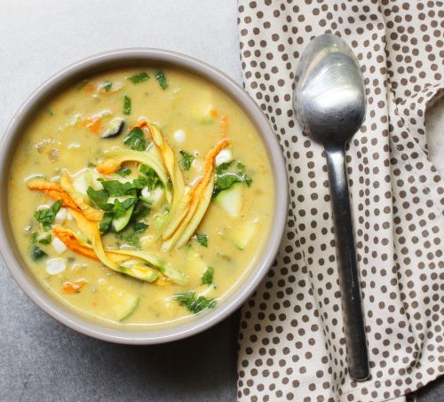 Image of Squash Blossom Soup