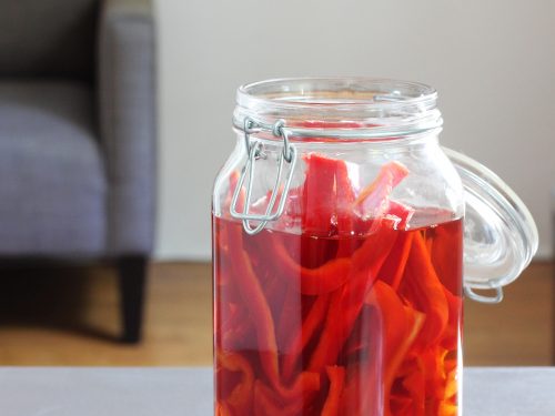 Red Bell Pepper Infused Rum