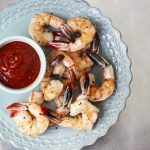 Roasted Shrimp with Spicy Cocktail Sauce