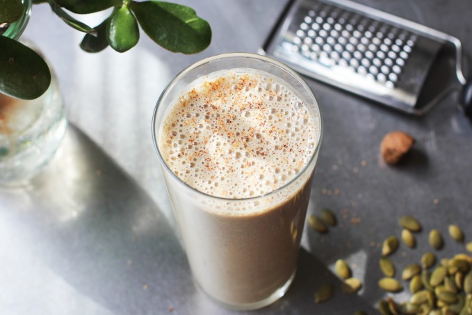 Banana Smoothie with Nuts and Seeds