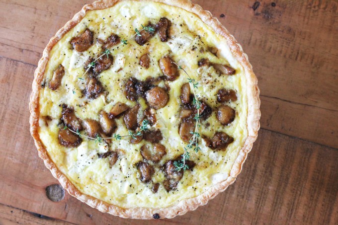 Caramelized 40 Clove Garlic Tart