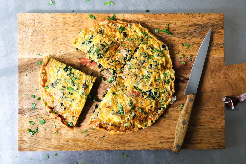 Kale and Bacon Frittata