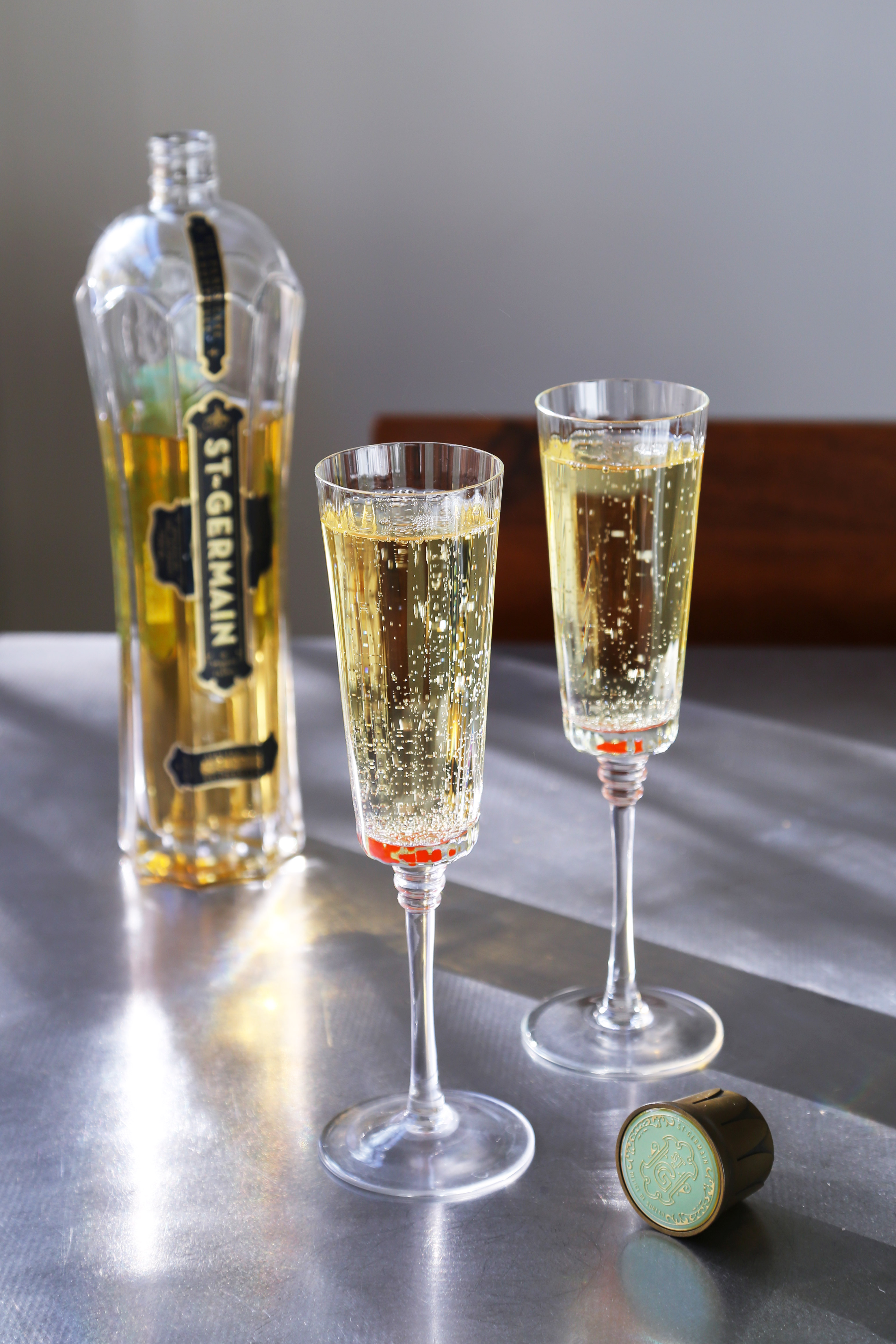 St. Germain and Champagne | Elderflower Liqueur Recipes And Cocktails For Spring And Summer