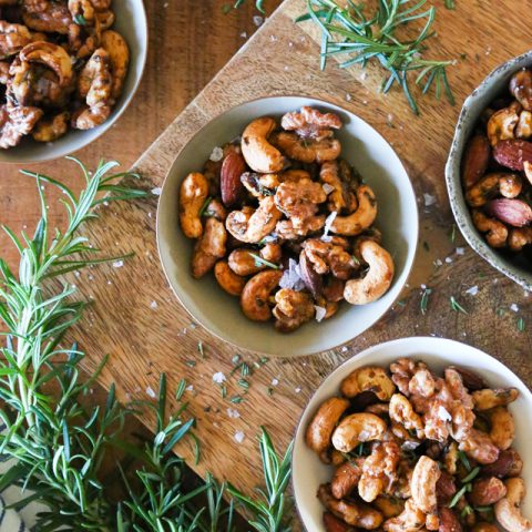 Rosemary Spiced Mixed Nuts