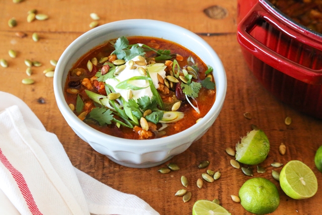 Pumpkin Chicken Chili