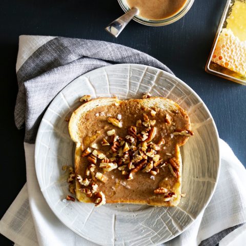 Roasted Pecan Butter Toast