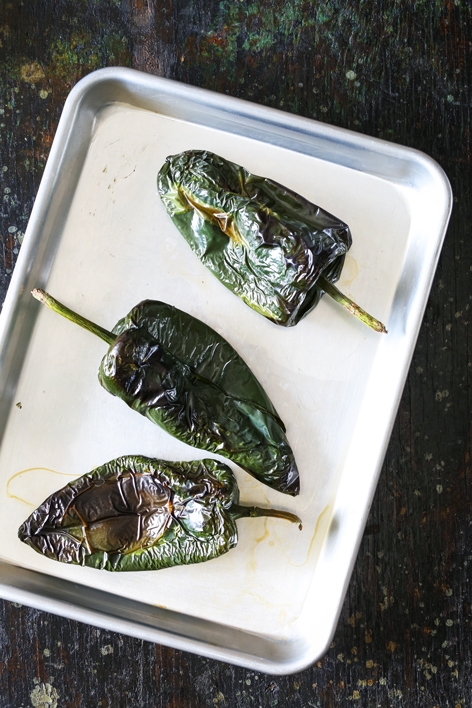 Roasted Poblanos