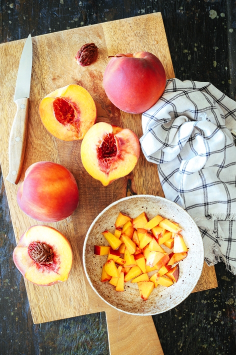 Chopped Peaches