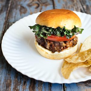 Chorizo Cheddar Burger