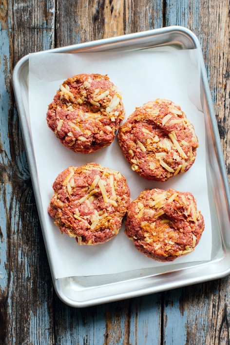 Chorizo Cheddar Burger Patties