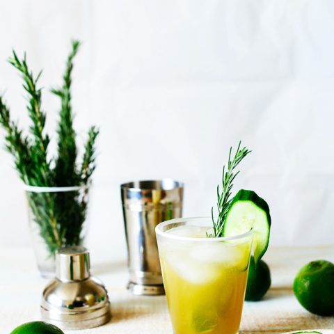 Cucumber Lime Zinger Cocktail