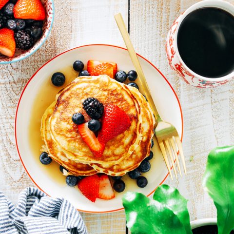 Fluffy Cardamom Pancakes