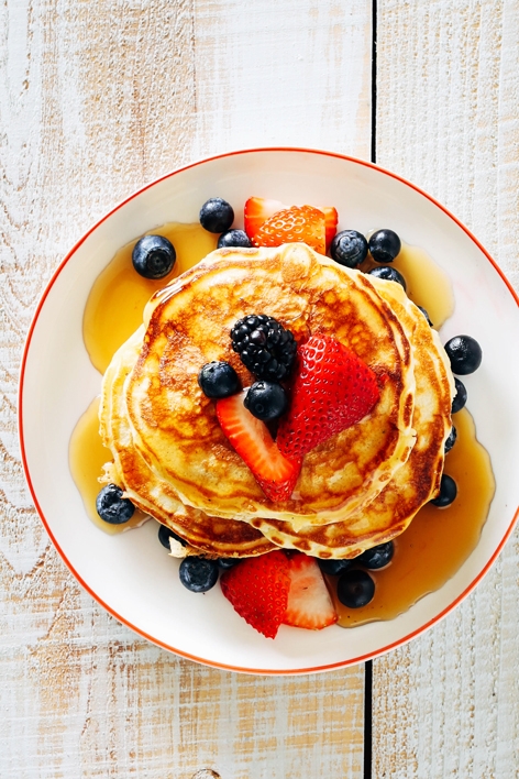 Fluffy Cardamom Pancakes