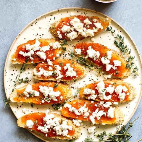 Plum Butter Toasts