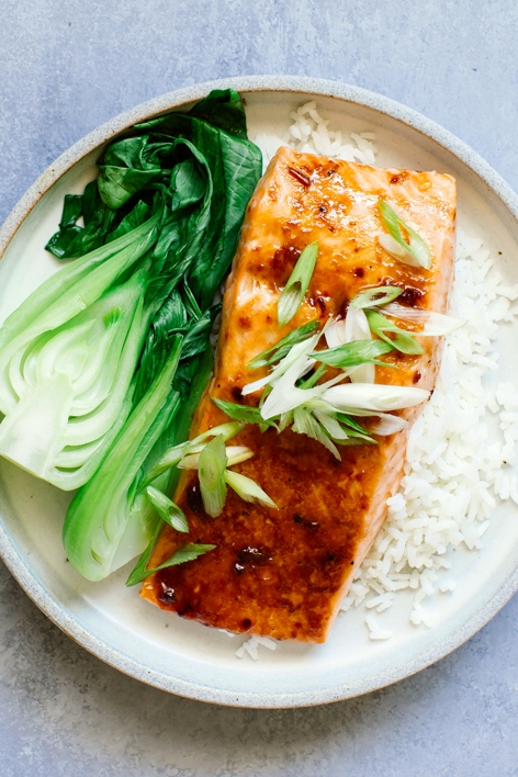 Plum Glazed Salmon