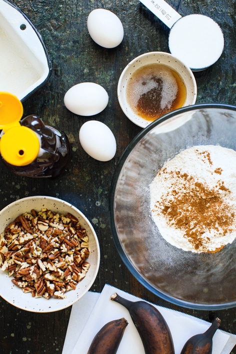 Brown Butter Banana Bread Ingredients