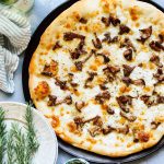 Mushroom and Goat Cheese Pizza