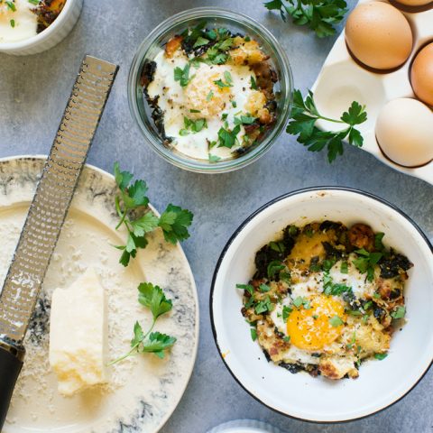 Stuffing Baked Eggs