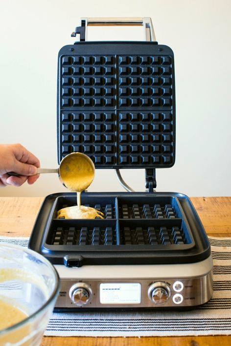 Waffle Batter Pour