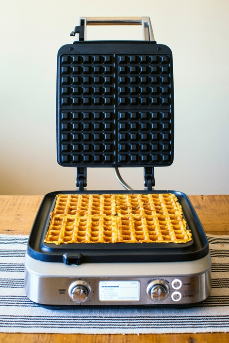 Waffles Cooking