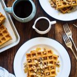 Yeasted Pumpkin Waffles