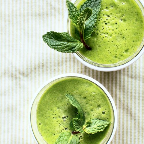 Mint and Green Tea Smoothie