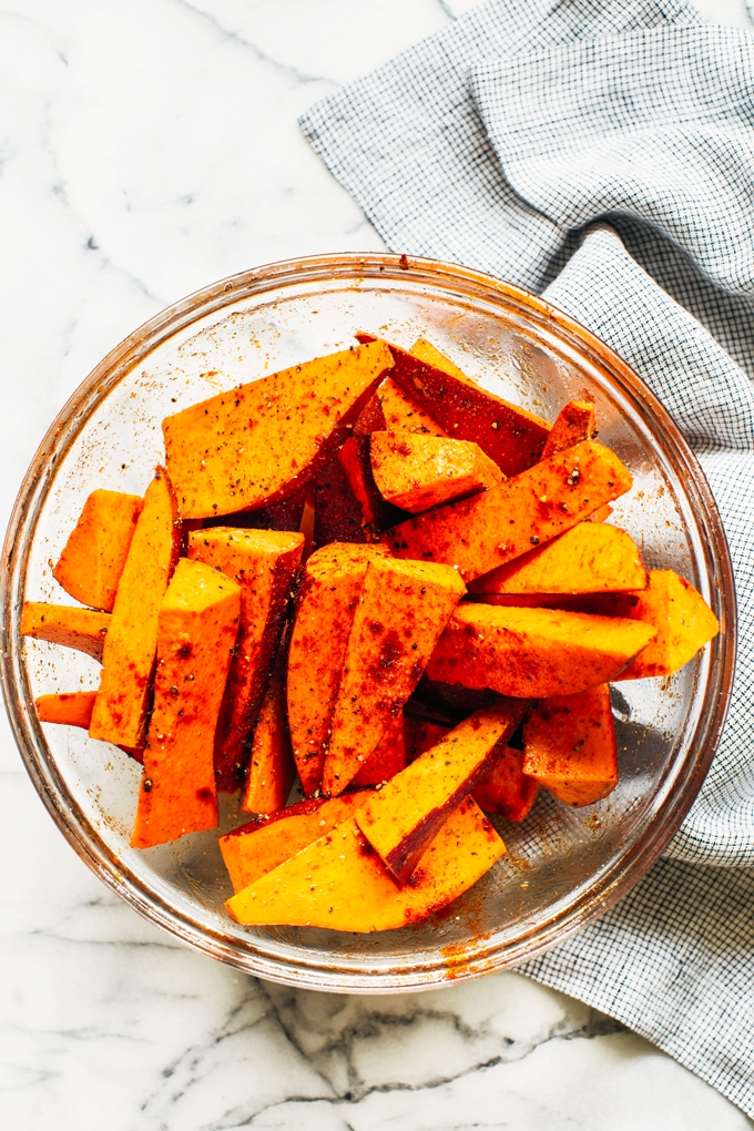 Seasoned Sweet Potatoes