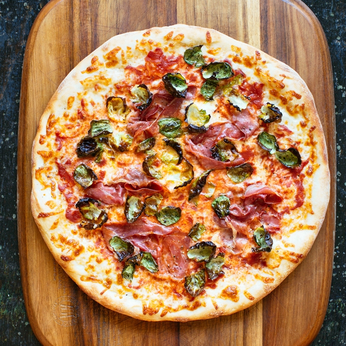 Easy Homemade Pizza Sauce With Prosciutto And Mozzarella Cheese
