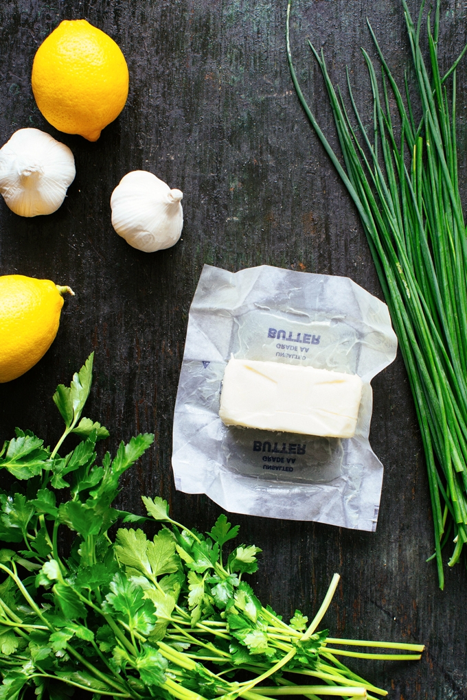 Garlic Herb Butter Ingredients