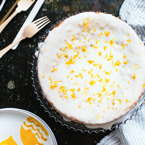 Meyer Lemon Polenta Cake Recipe