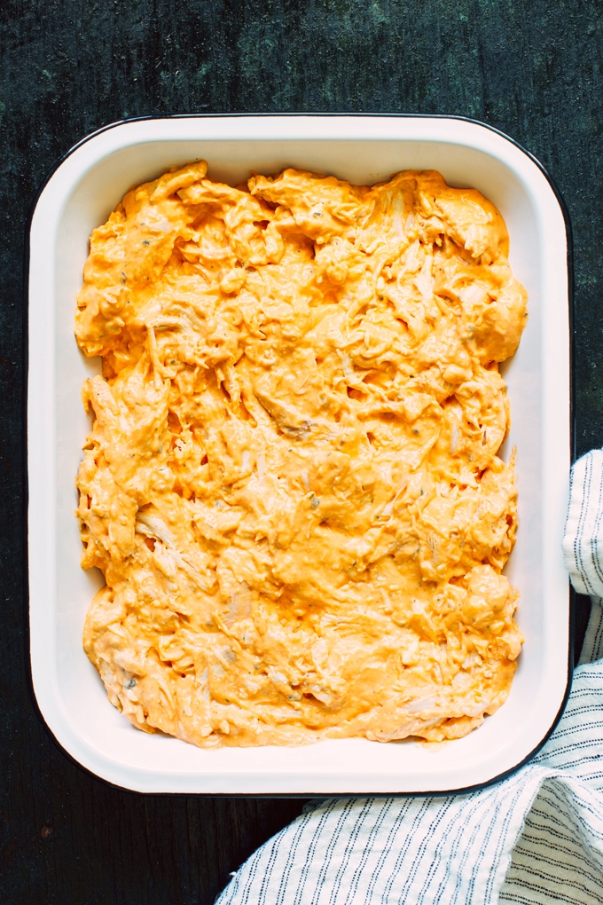 Buffalo Chicken Dip Unbaked