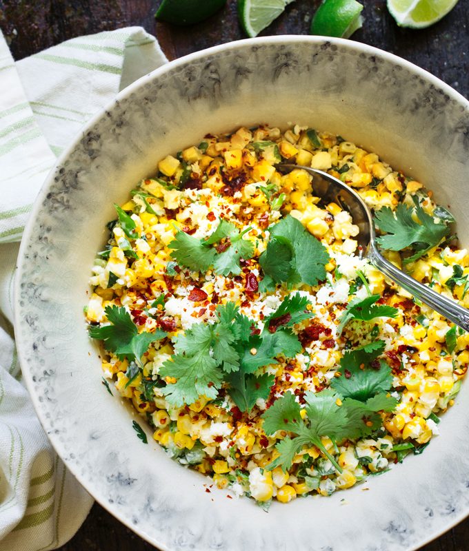 Mexican Grilled Corn Salad