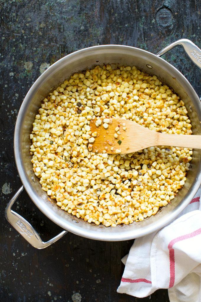 Warm Corn Salad GIF Kitchen Konfidence