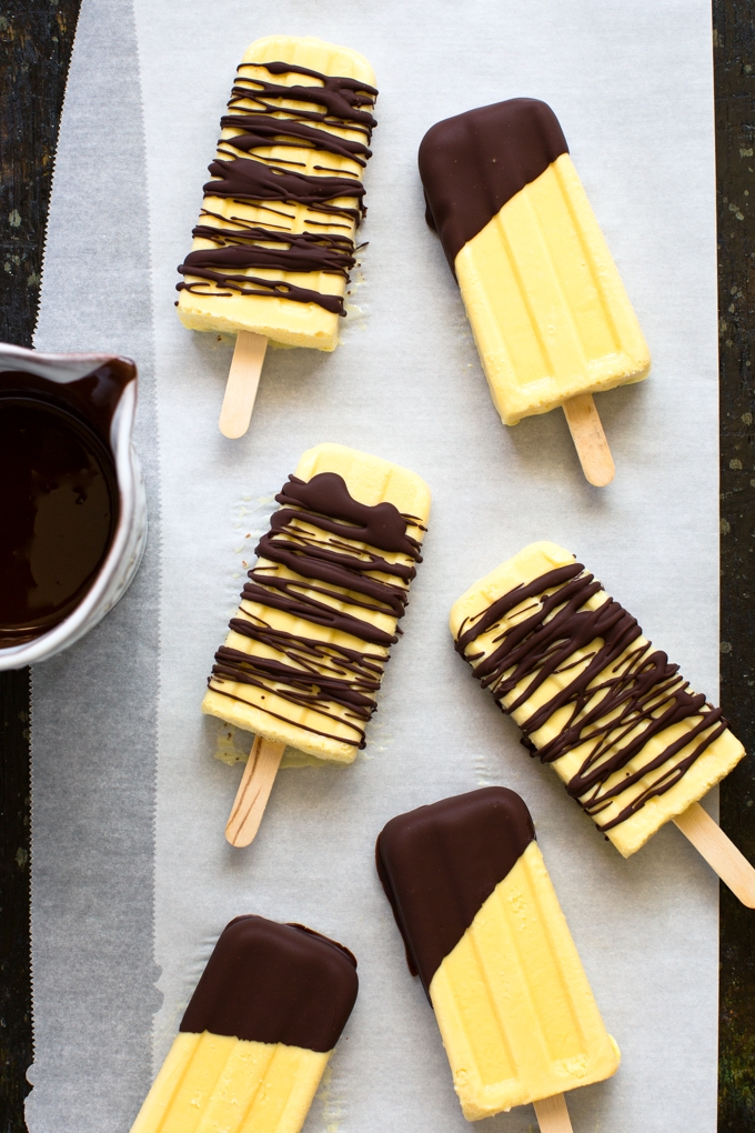 Easy to make creamy fruit popsicles for summer