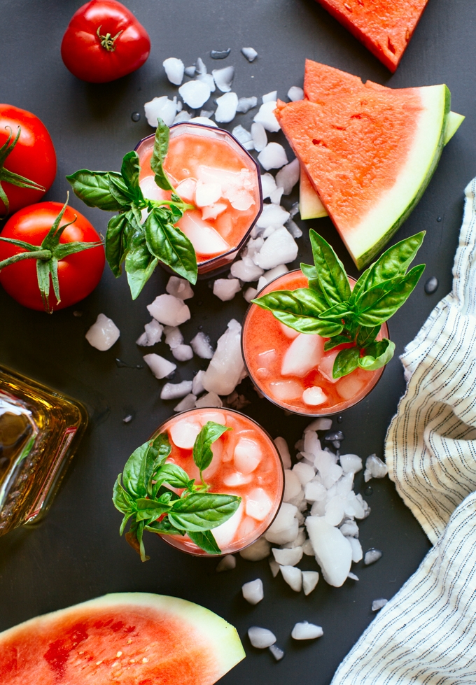 Watermelon and Tomato Panzanella Recipe | Kitchen Konfidence