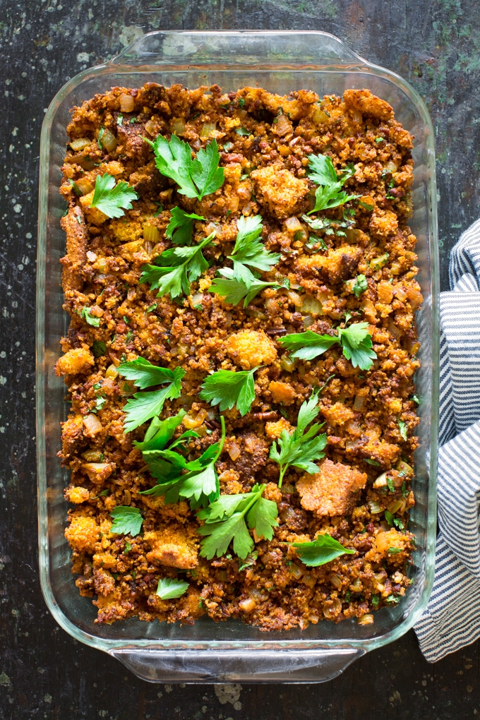 Stove Top Stuffing with Sausage - A Paige of Positivity